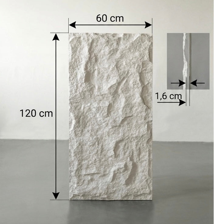 Pannello Effetto Pietra Bianco Leccese