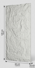 Pannello Effetto Pietra Grigio Vulcano