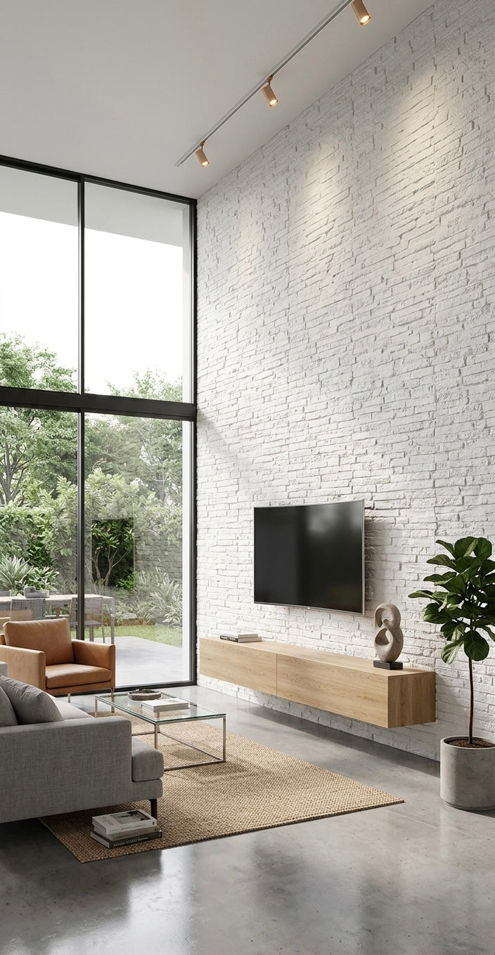 Pannello roccia Bianca 96x48 cm